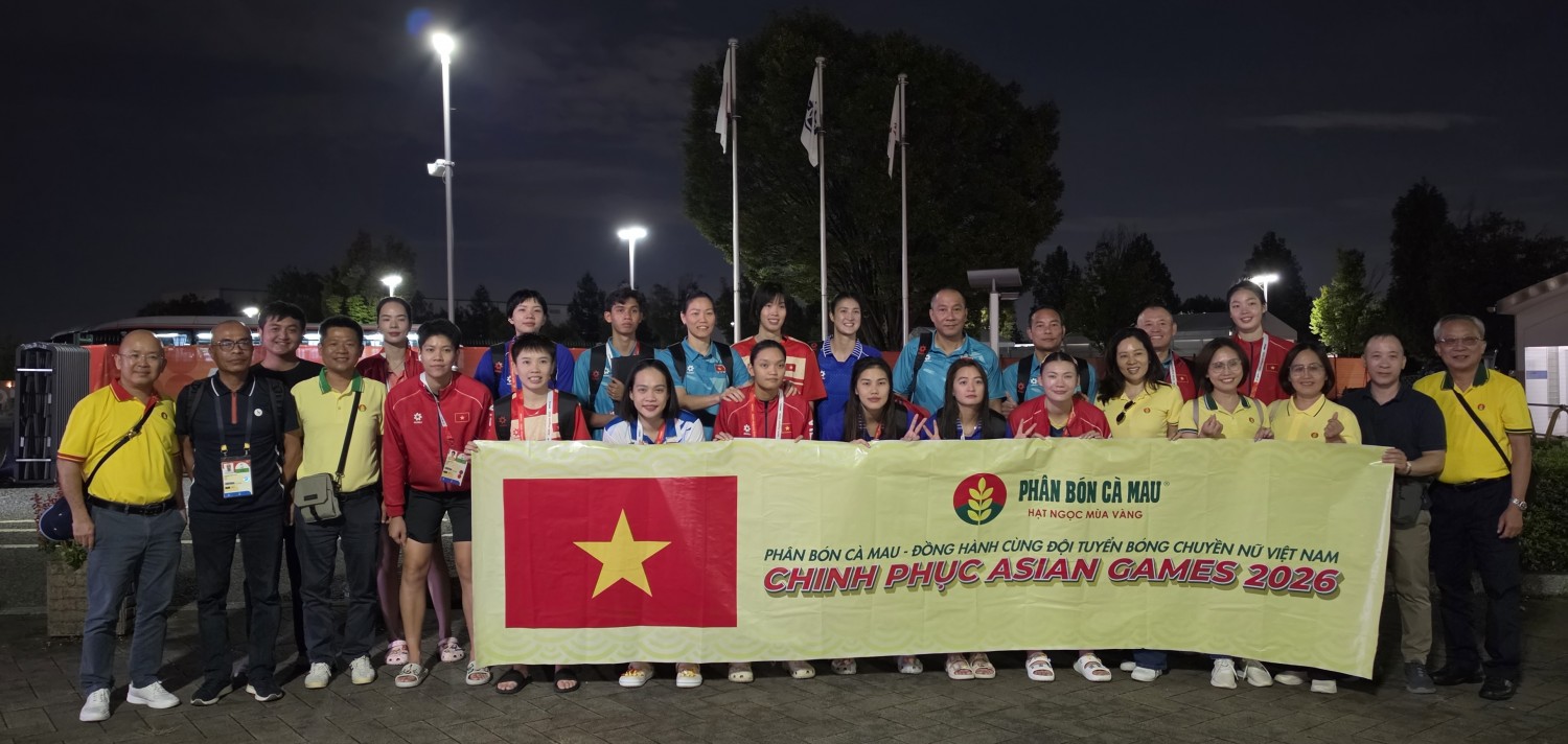 Phân bón Cà Mau sát cánh cùng bóng chuyền nữ quốc gia trên đấu trường quốc tế Phân bón Cà Mau sát cánh cùng bóng chuyền nữ quốc gia trên đấu trường quốc tế