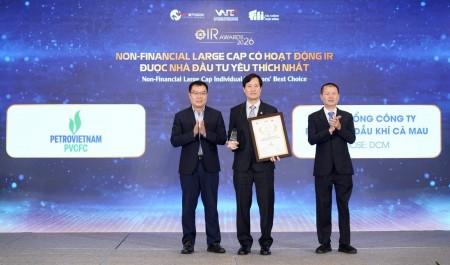 PVCFC nhận danh hiệu Doanh nghiệp có hoạt động IR được Nhà đầu tư yêu thích nhất 2026