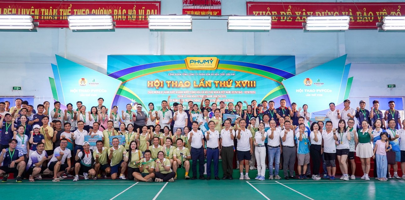 Hội thao PVFCCo-Phú Mỹ: Lan tỏa tinh thần “Một đội ngũ - Một mục tiêu”