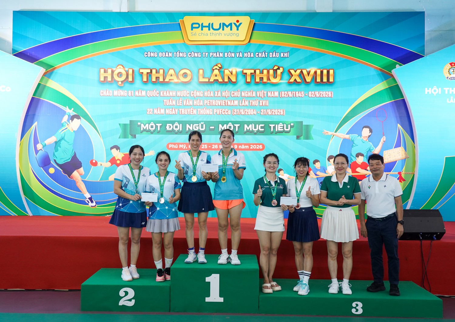 Hội thao PVFCCo   Phú Mỹ lần thứ 18: Lan tỏa tinh thần “Một đội ngũ - Một mục tiêu”