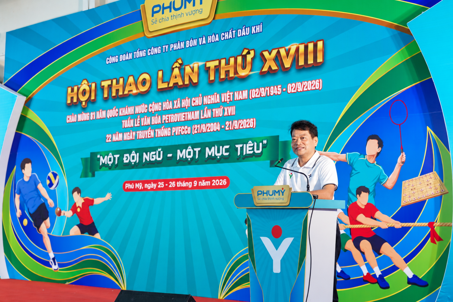 Hội thao PVFCCo   Phú Mỹ lần thứ 18: Lan tỏa tinh thần “Một đội ngũ - Một mục tiêu”