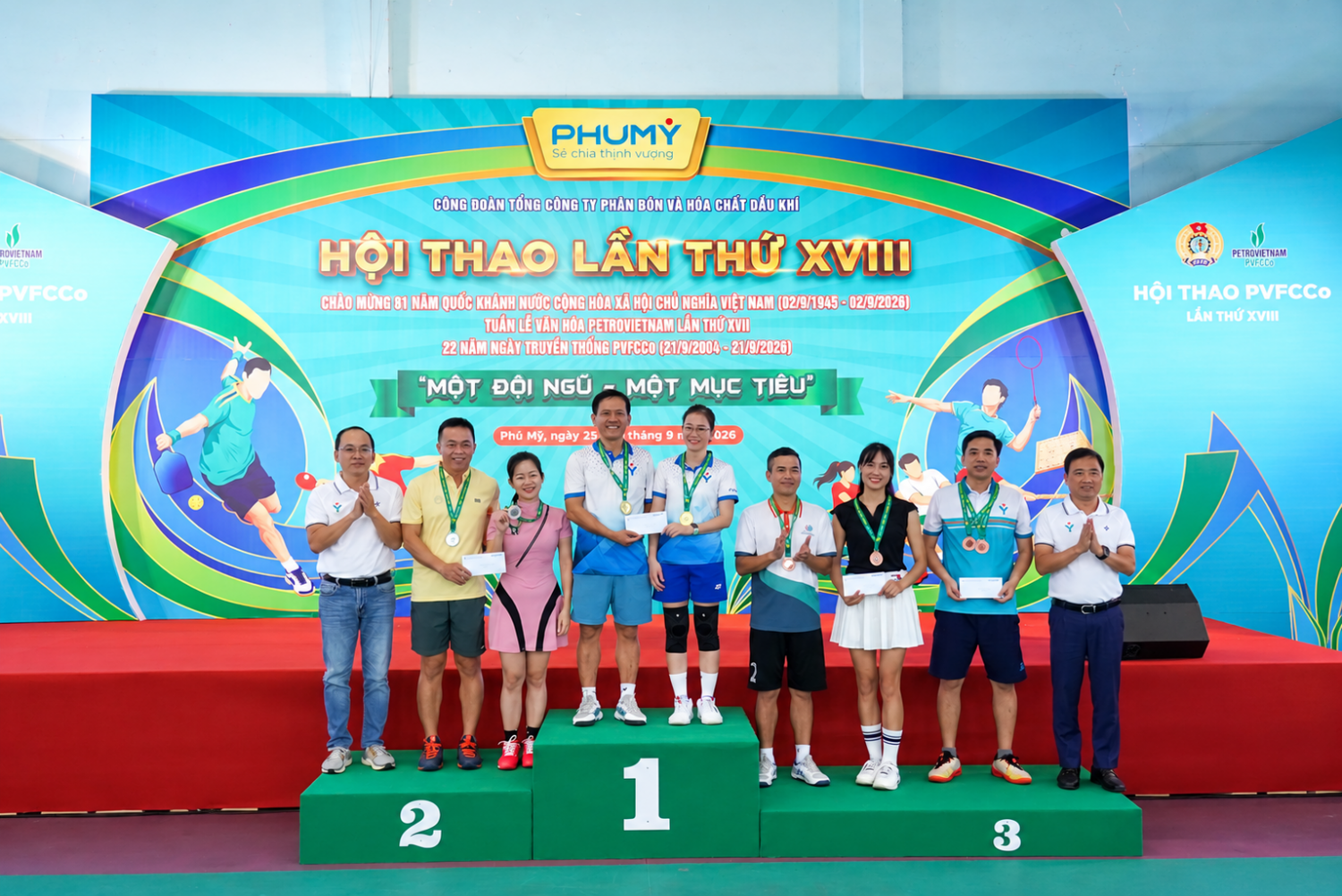 Hội thao PVFCCo   Phú Mỹ lần thứ 18: Lan tỏa tinh thần “Một đội ngũ - Một mục tiêu”