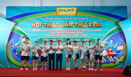[VIDEO] Hội thao PVFCCo - Phú Mỹ lần thứ XVIII lan tỏa tinh thần “Một đội ngũ - Một mục tiêu”