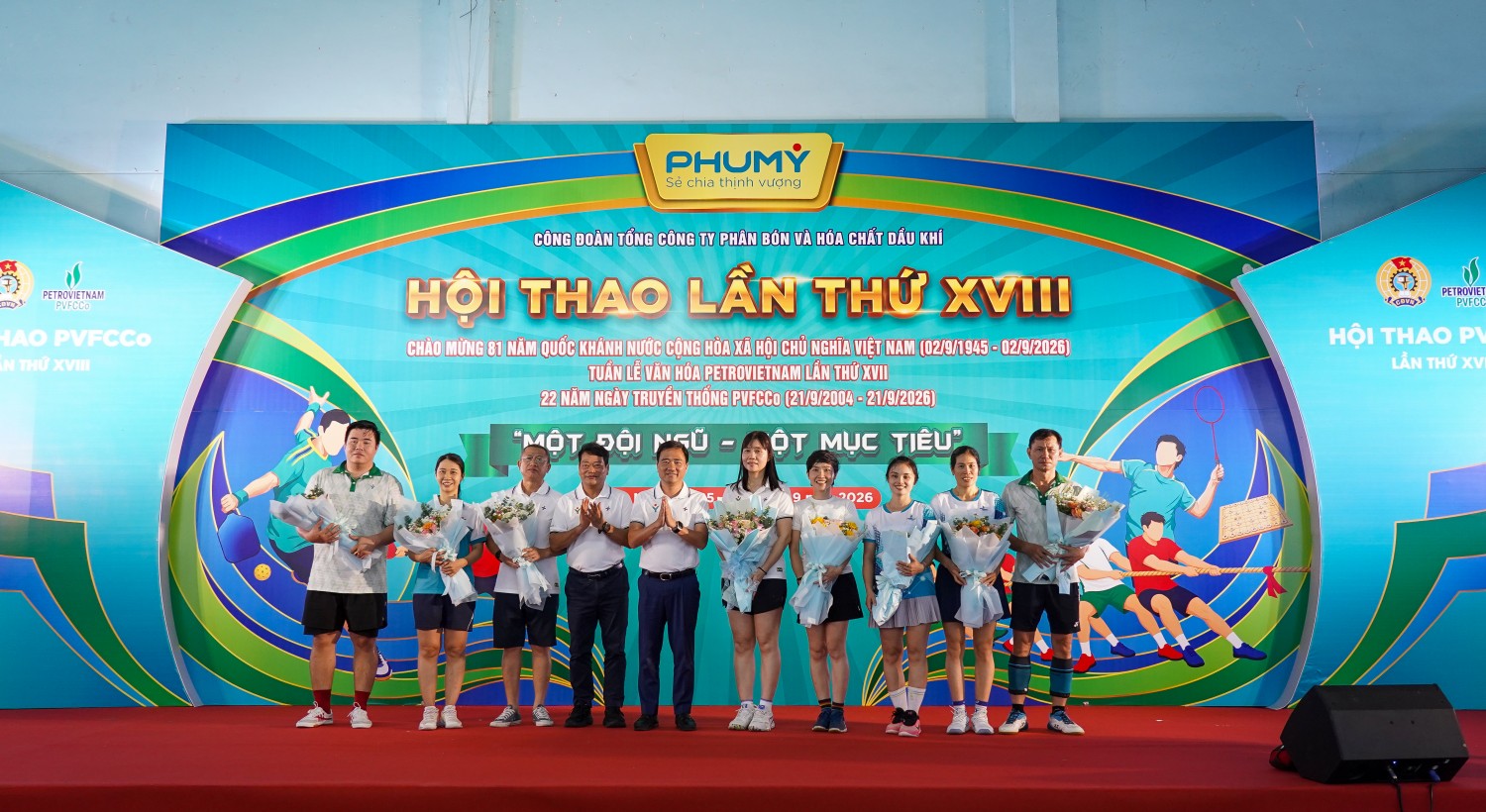 Hội thao PVFCCo   Phú Mỹ lần thứ 18: Lan tỏa tinh thần “Một đội ngũ - Một mục tiêu”