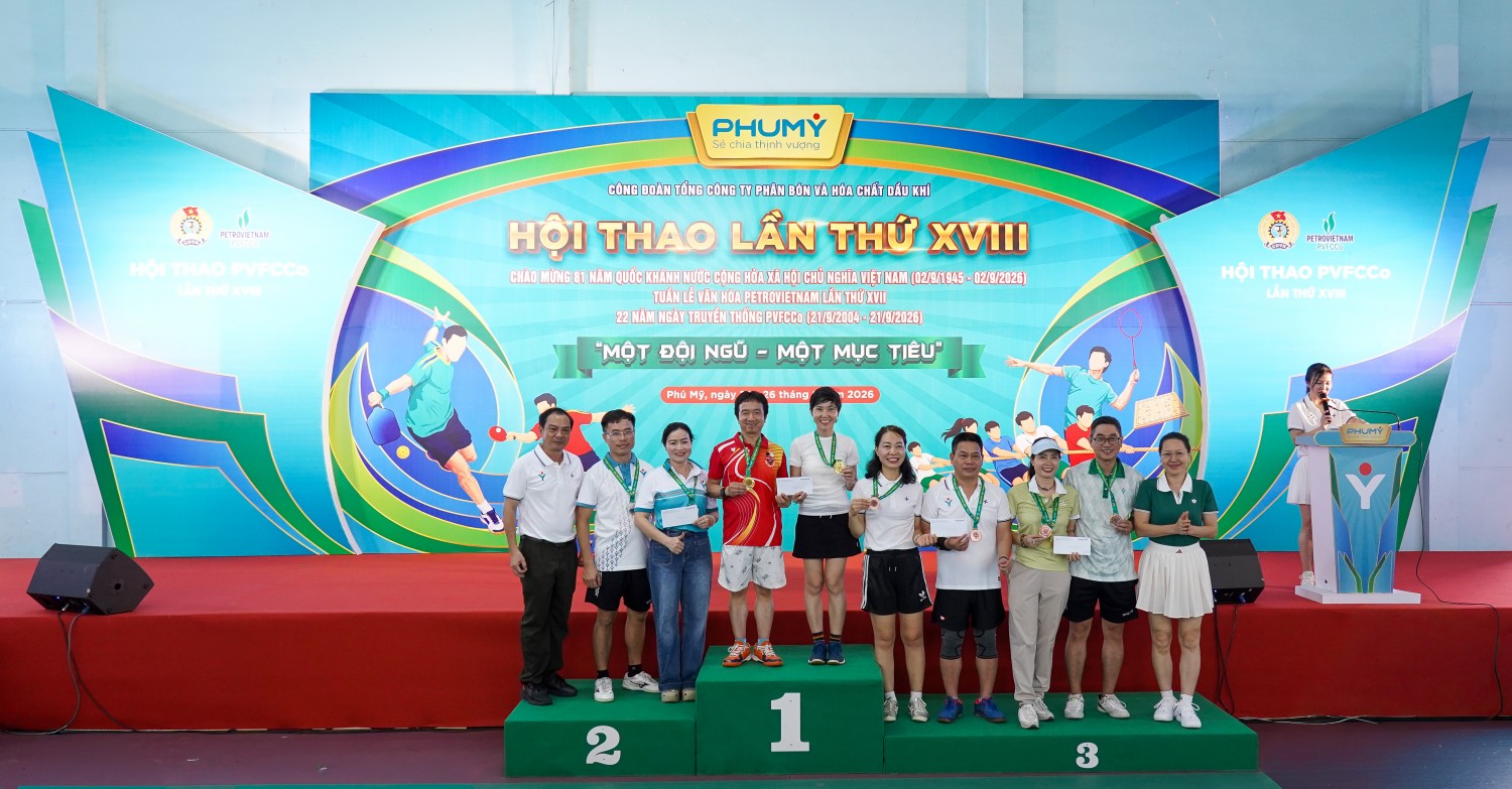 Hội thao PVFCCo   Phú Mỹ lần thứ 18: Lan tỏa tinh thần “Một đội ngũ - Một mục tiêu”