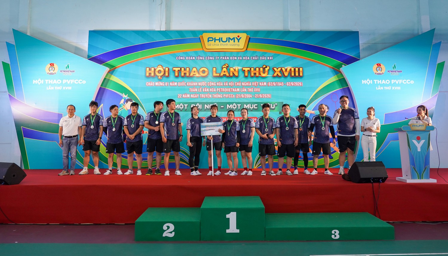 Hội thao PVFCCo   Phú Mỹ lần thứ 18: Lan tỏa tinh thần “Một đội ngũ - Một mục tiêu”