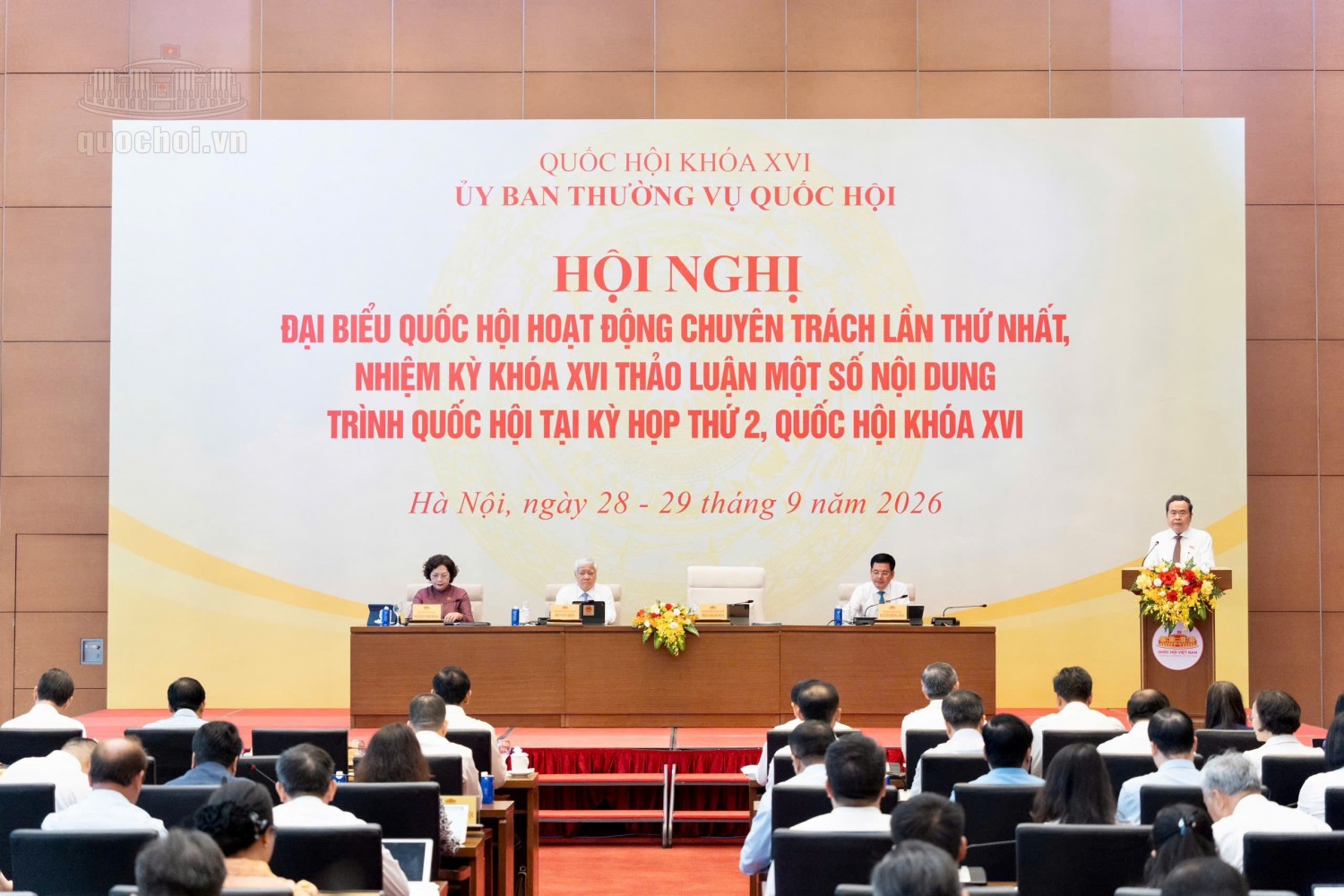 Chủ tịch Quốc hội Trần Thanh Mẫn: Luật phải tháo gỡ điểm nghẽn, mở đường cho phát triển Chủ tịch Quốc hội Trần Thanh Mẫn: Luật phải tháo gỡ điểm nghẽn, mở đường cho phát triển