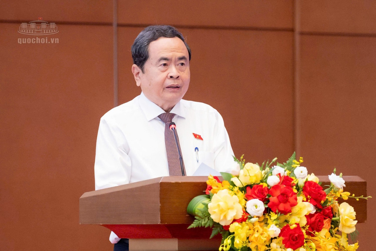 Chủ tịch Quốc hội Trần Thanh Mẫn: Luật phải tháo gỡ điểm nghẽn, mở đường cho phát triển Chủ tịch Quốc hội Trần Thanh Mẫn: Luật phải tháo gỡ điểm nghẽn, mở đường cho phát triển