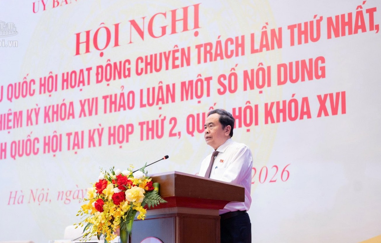 Chủ tịch Quốc hội Trần Thanh Mẫn: Luật phải tháo gỡ điểm nghẽn, mở đường cho phát triển