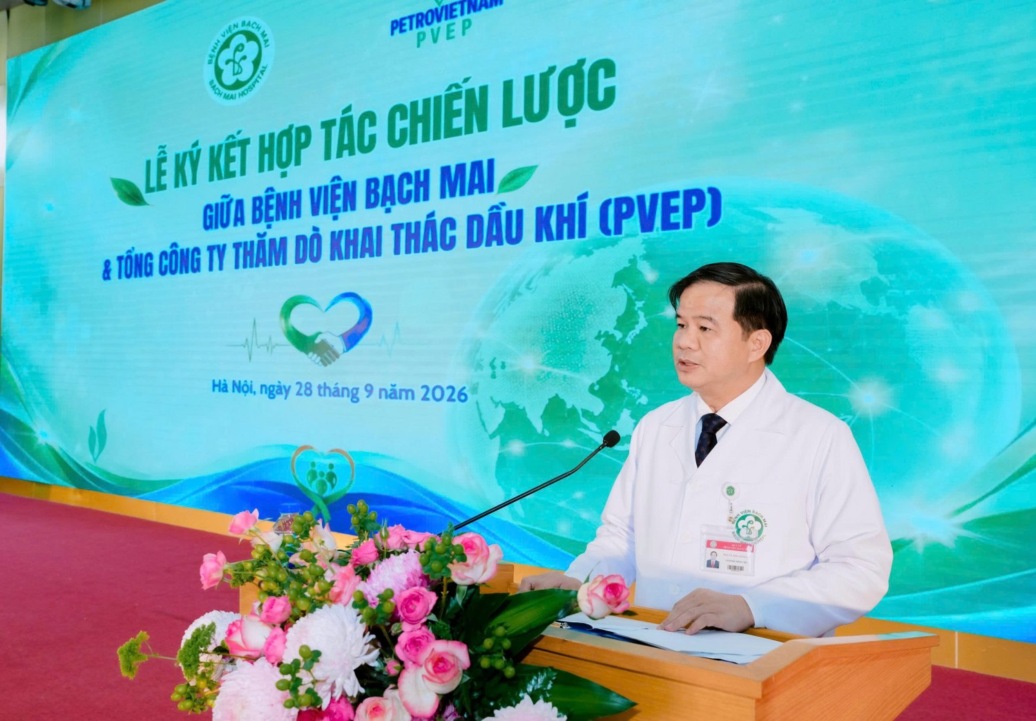 PVEP và Bệnh viện Bạch Mai tăng cường hợp tác vì sức khỏe người lao động PVEP và Bệnh viện Bạch Mai tăng cường hợp tác vì sức khỏe người lao động