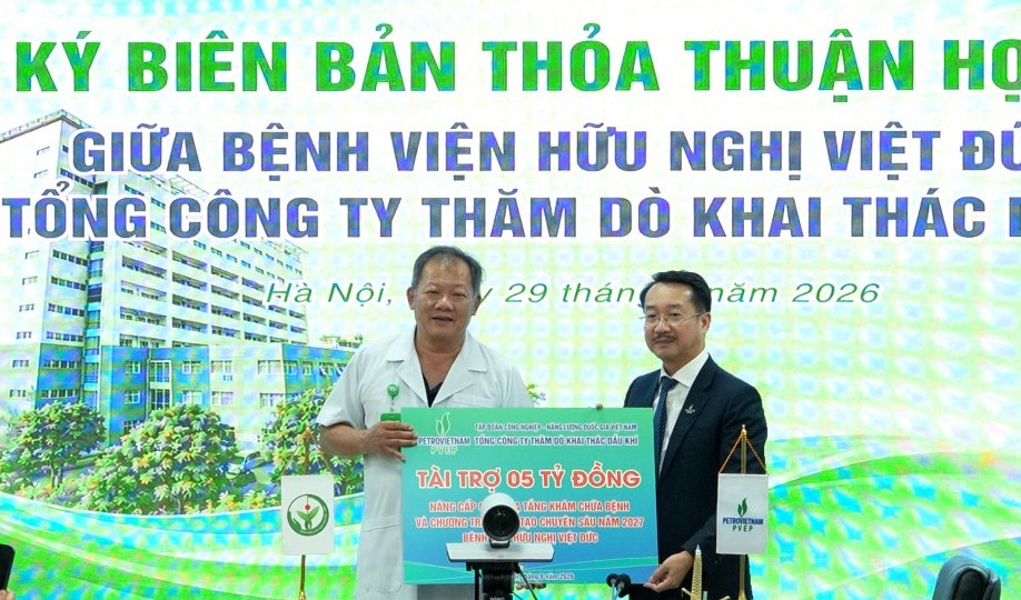 PVEP và Bệnh viện Hữu nghị Việt Đức ký kết hợp tác, mở rộng kết nối y tế chuyên sâu