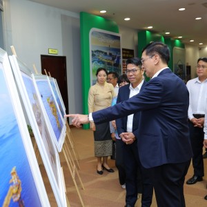 Đảng ủy PETROVIETNAM làm việc với Ban Tuyên huấn Trung ương Đảng Nhân dân Cách mạng Lào