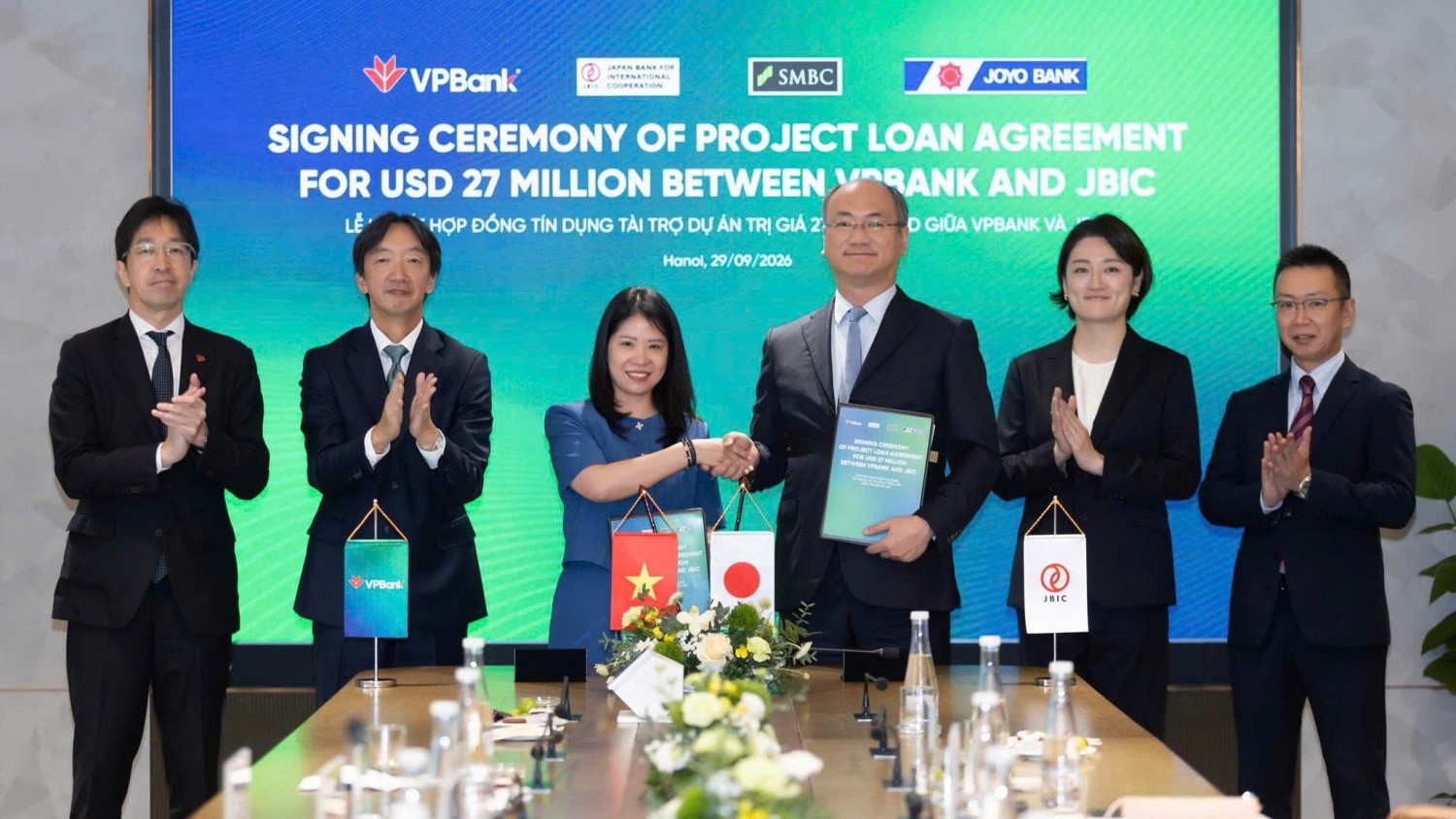 VPBank huy động 27 triệu USD với JBIC, tài trợ dự án truyền tải điện VPBank huy động 27 triệu USD với JBIC, tài trợ dự án truyền tải điện