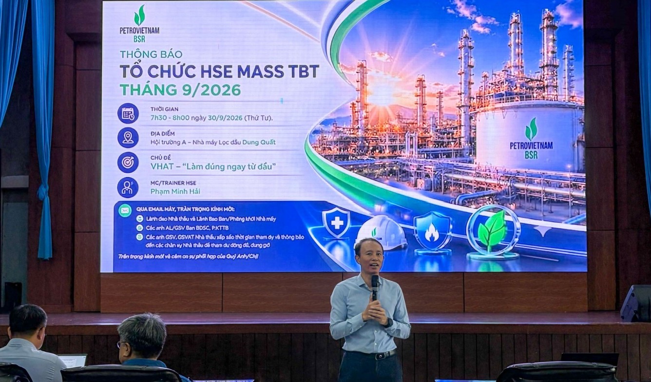 NMLD Dung Quất cán mốc hơn 59 triệu giờ công an toàn