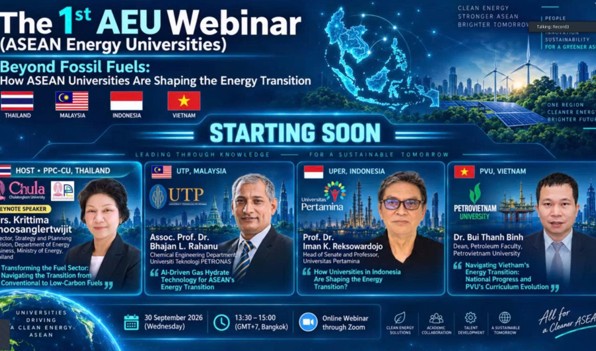 PVU tham gia Hội thảo trực tuyến các trường đại học năng lượng ASEAN lần thứ nhất