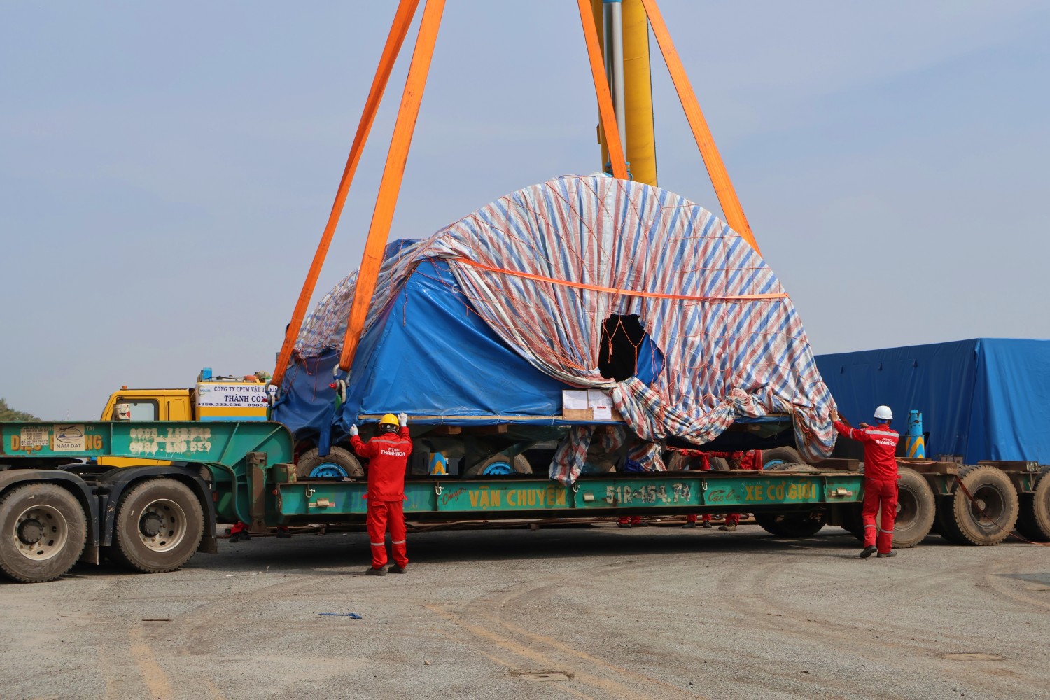 Thiết bị STG đầu tiên về công trường Long Phú 1 Thiết bị STG đầu tiên về công trường Long Phú 1