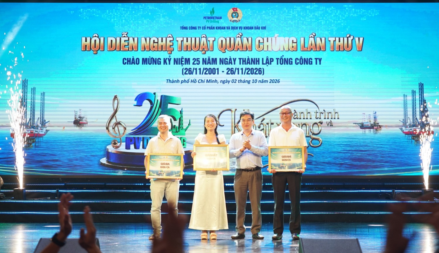 Hội diễn Nghệ thuật quần chúng lần thứ V: Bồi đắp sức mạnh văn hóa PV Drilling Hội diễn Nghệ thuật quần chúng lần thứ V: Bồi đắp sức mạnh văn hóa PV Drilling