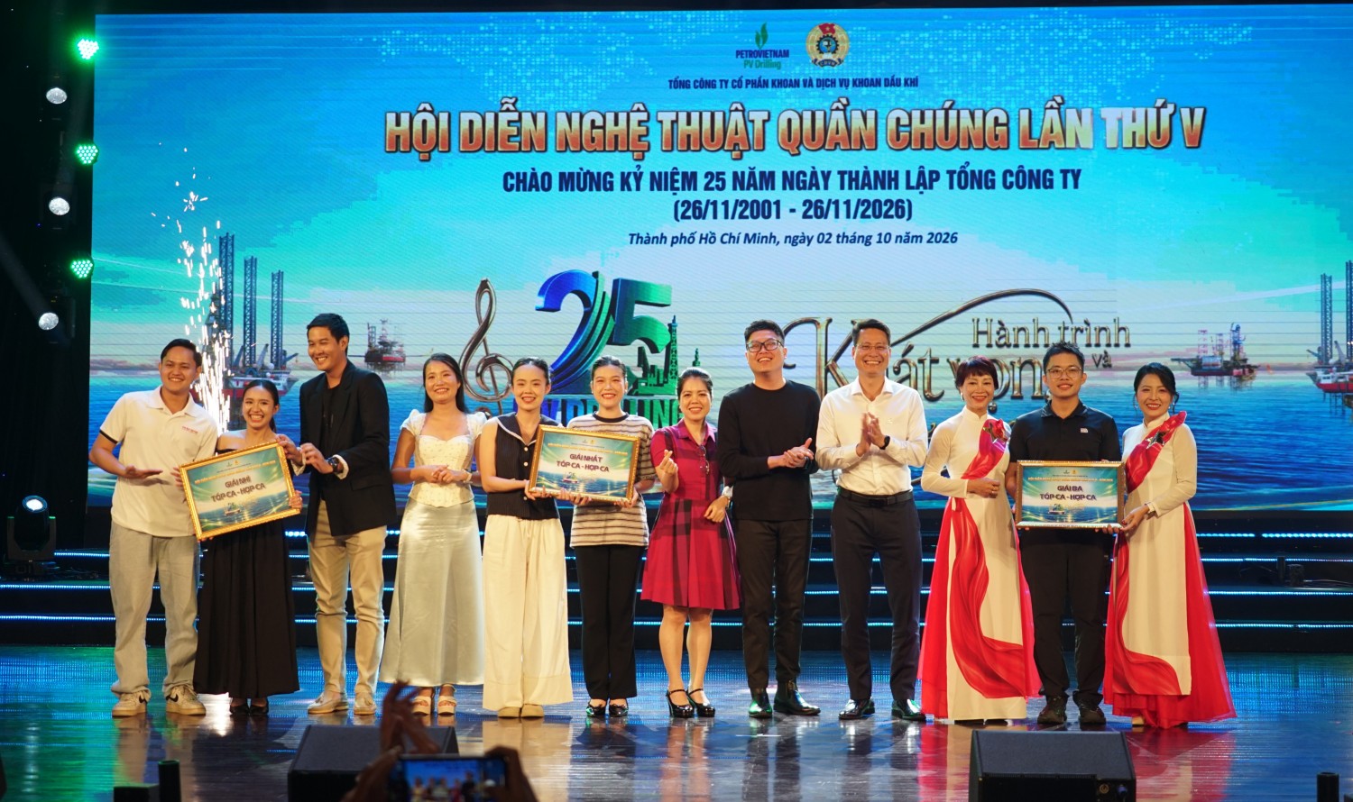 Hội diễn Nghệ thuật quần chúng lần thứ V: Bồi đắp sức mạnh văn hóa PV Drilling Hội diễn Nghệ thuật quần chúng lần thứ V: Bồi đắp sức mạnh văn hóa PV Drilling