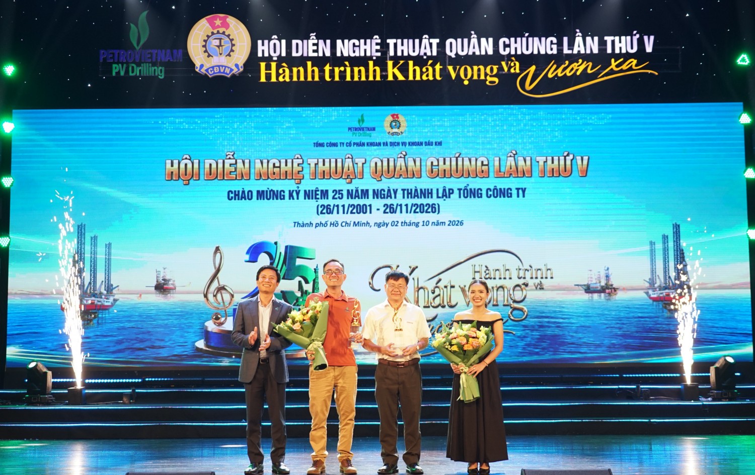 Hội diễn Nghệ thuật quần chúng lần thứ V: Bồi đắp sức mạnh văn hóa PV Drilling Hội diễn Nghệ thuật quần chúng lần thứ V: Bồi đắp sức mạnh văn hóa PV Drilling