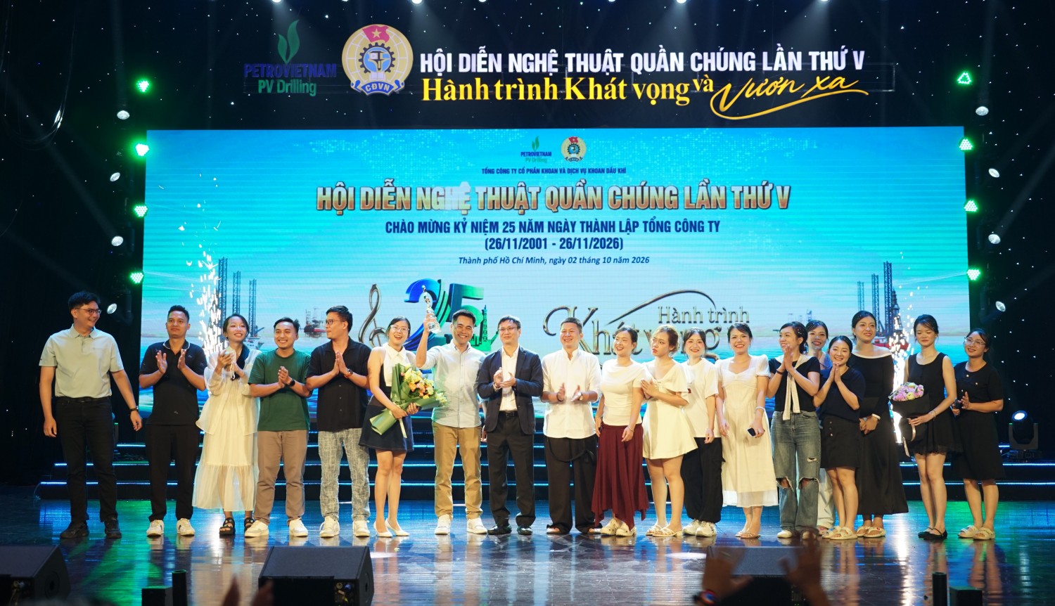 Hội diễn Nghệ thuật quần chúng lần thứ V: Bồi đắp sức mạnh văn hóa PV Drilling Hội diễn Nghệ thuật quần chúng lần thứ V: Bồi đắp sức mạnh văn hóa PV Drilling