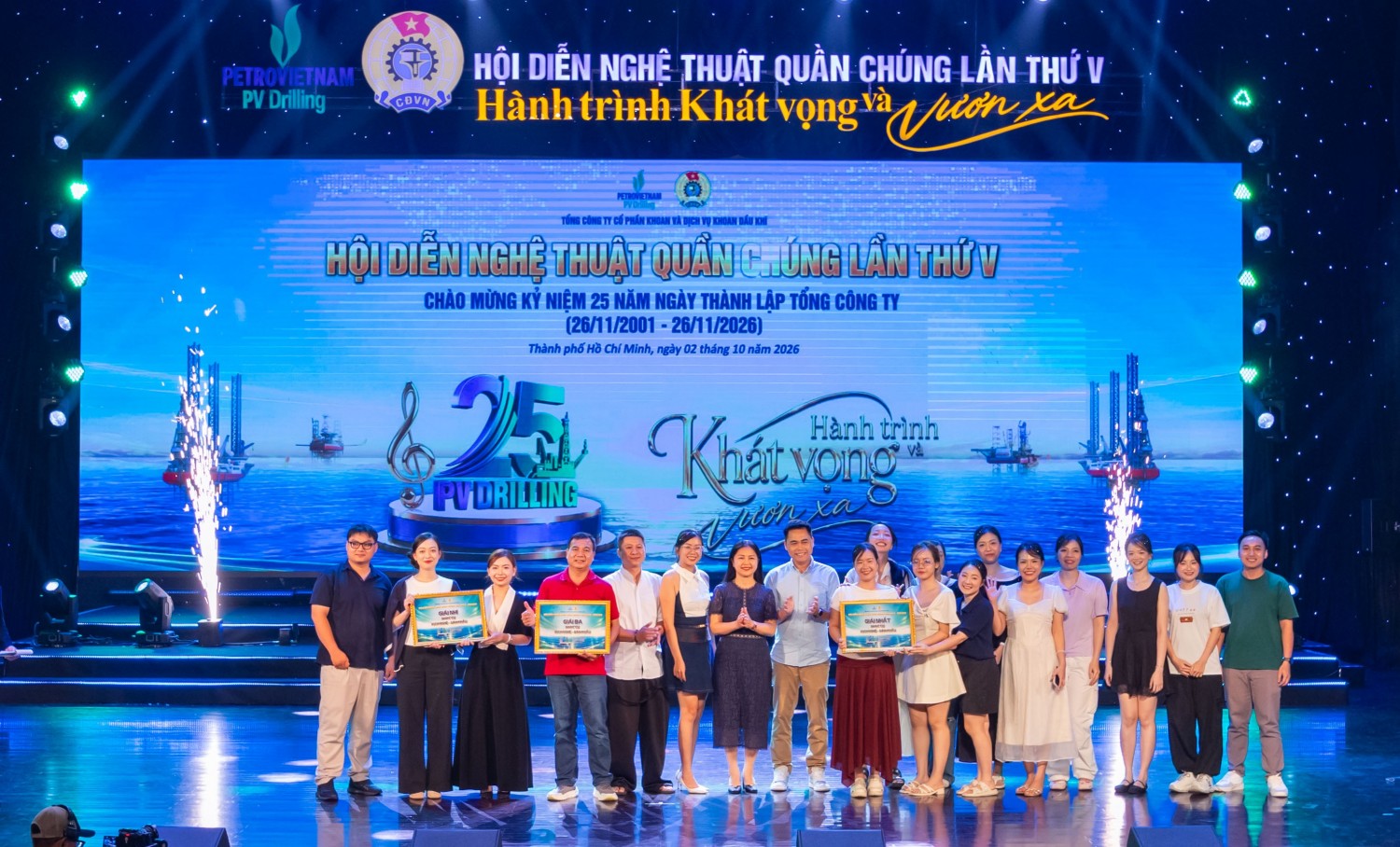 Hội diễn Nghệ thuật quần chúng lần thứ V: Bồi đắp sức mạnh văn hóa PV Drilling Hội diễn Nghệ thuật quần chúng lần thứ V: Bồi đắp sức mạnh văn hóa PV Drilling