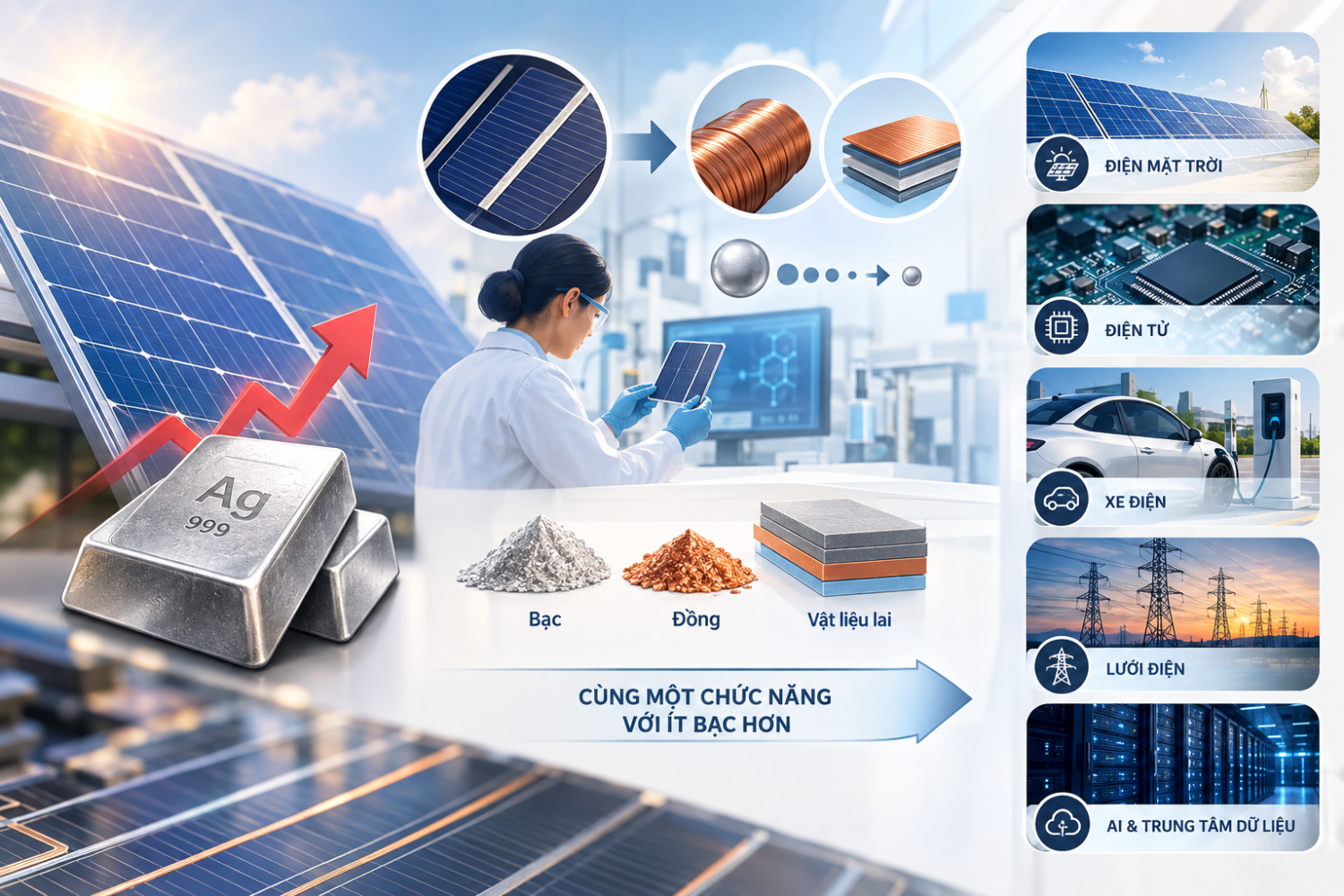 Bài 4: Cuộc chạy đua tìm vật liệu thay thế bạc