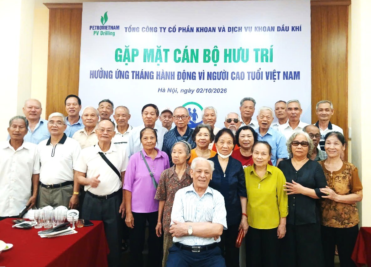 PV Drilling tri ân cán bộ hưu trí qua các thời kỳ