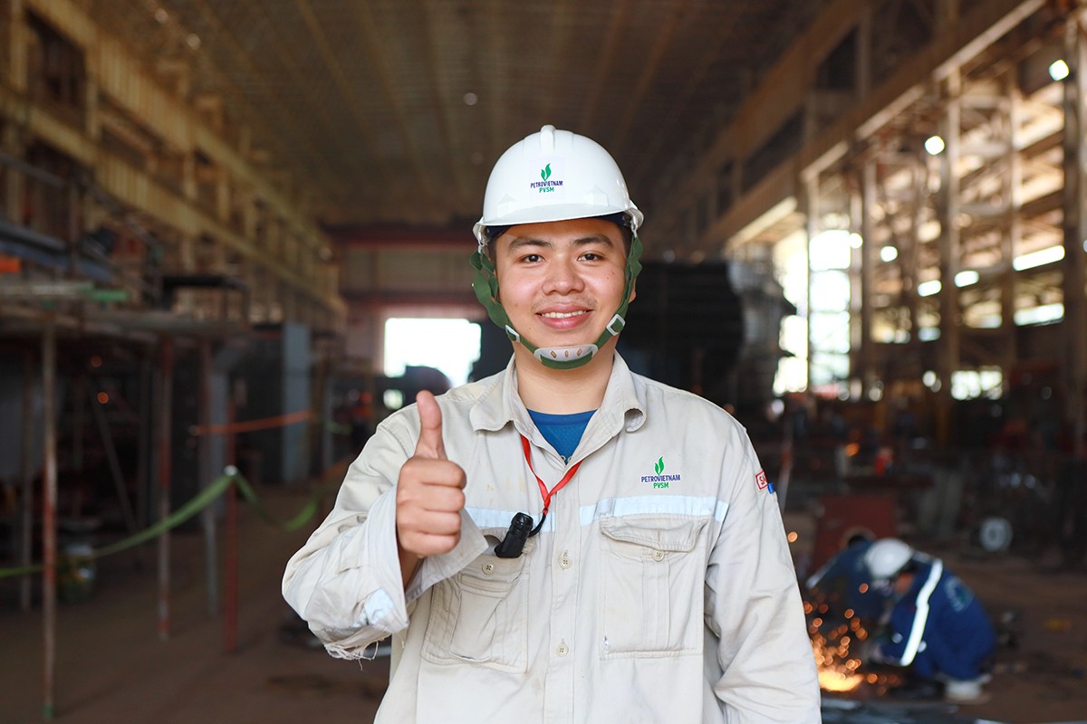 Giữ “lửa nghề” ở Nhà máy Đóng tàu Dung Quất