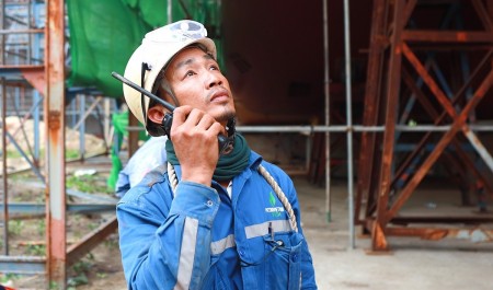 Giữ “lửa nghề” ở Nhà máy Đóng tàu Dung Quất