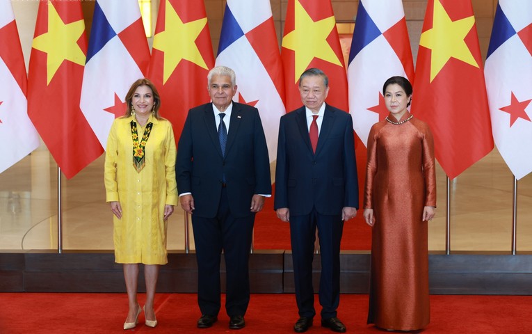 Tổng Bí thư, Chủ tịch nước Tô Lâm chủ trì lễ đón Tổng thống Cộng hòa Panama