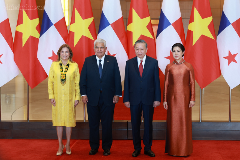 Tổng Bí thư, Chủ tịch nước Tô Lâm chủ trì lễ đón Tổng thống Cộng hòa Panama