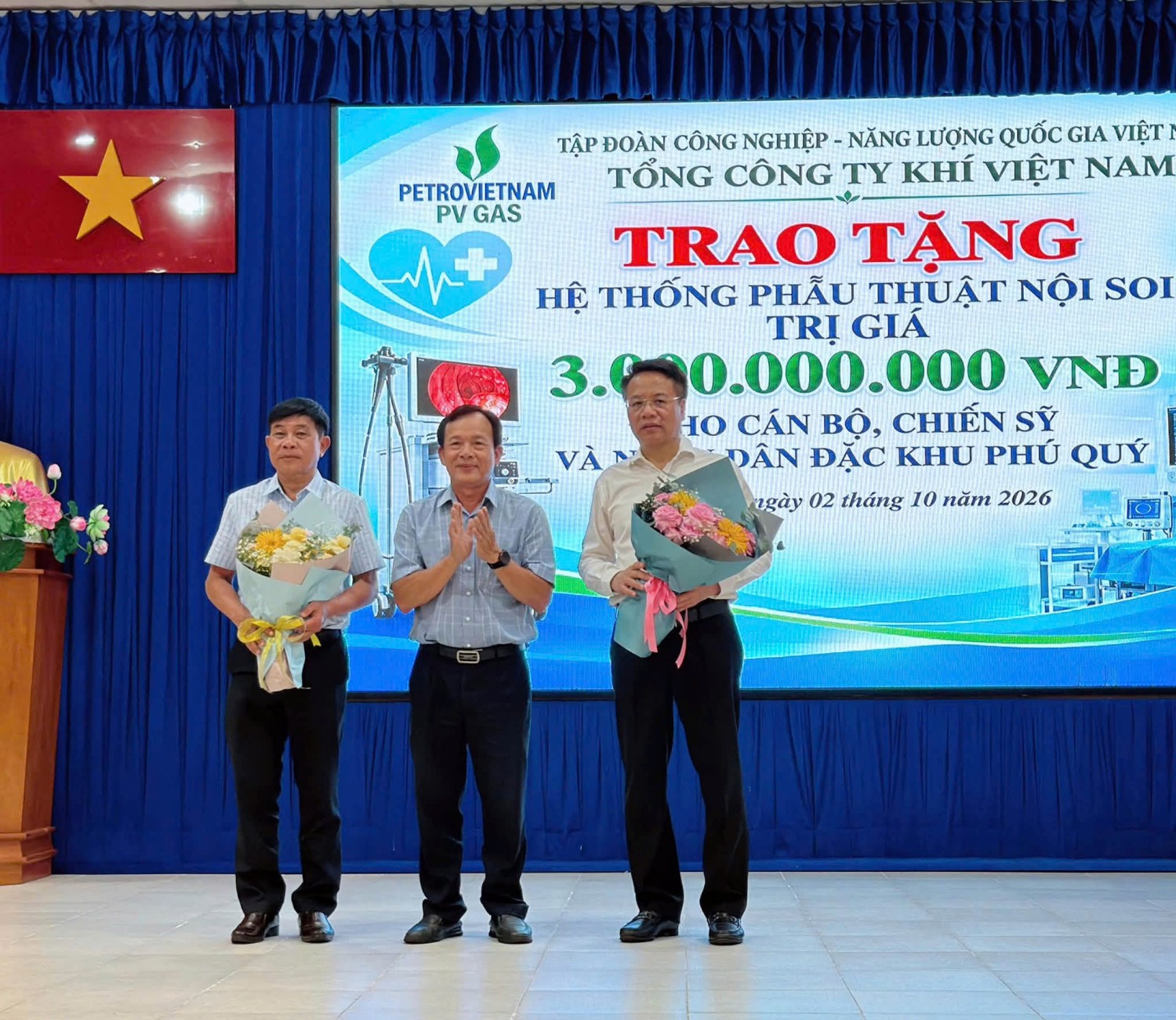 PV GAS góp phần đưa kỹ thuật mổ nội soi đến Đặc khu Phú Quý PV GAS góp phần đưa kỹ thuật mổ nội soi đến Đặc khu Phú Quý