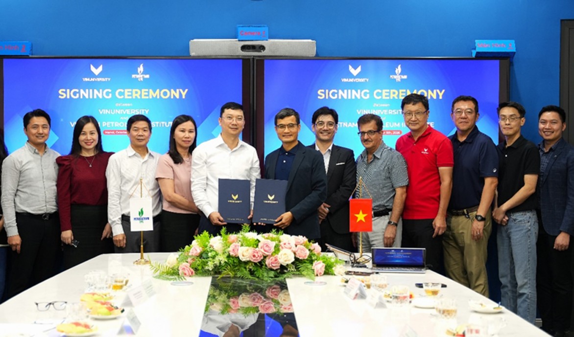 VPI và VinUni hợp tác phát triển công nghệ số, thúc đẩy chuyển dịch năng lượng
