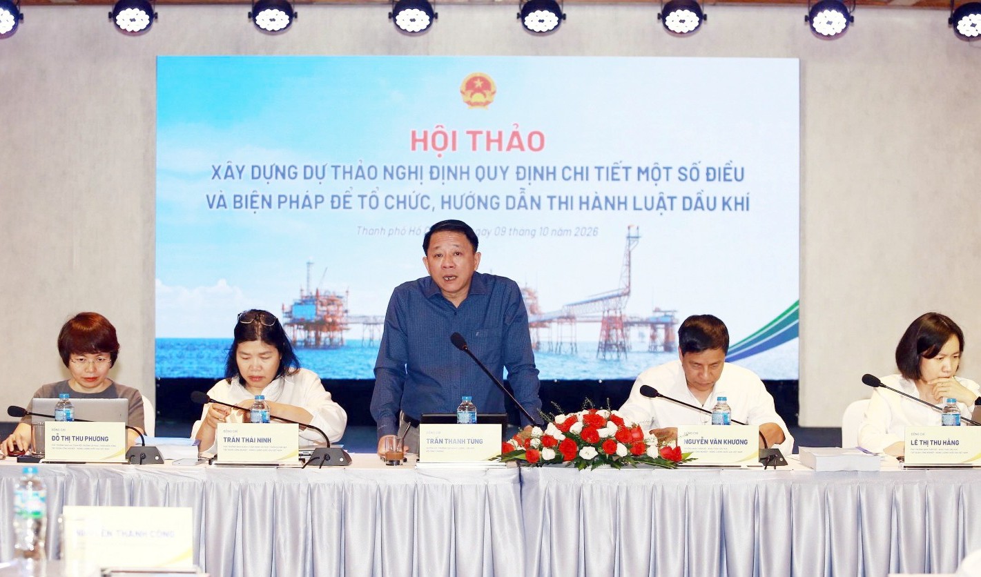 Bộ Công Thương tổ chức góp ý dự thảo Nghị định hướng dẫn thi hành Luật Dầu khí