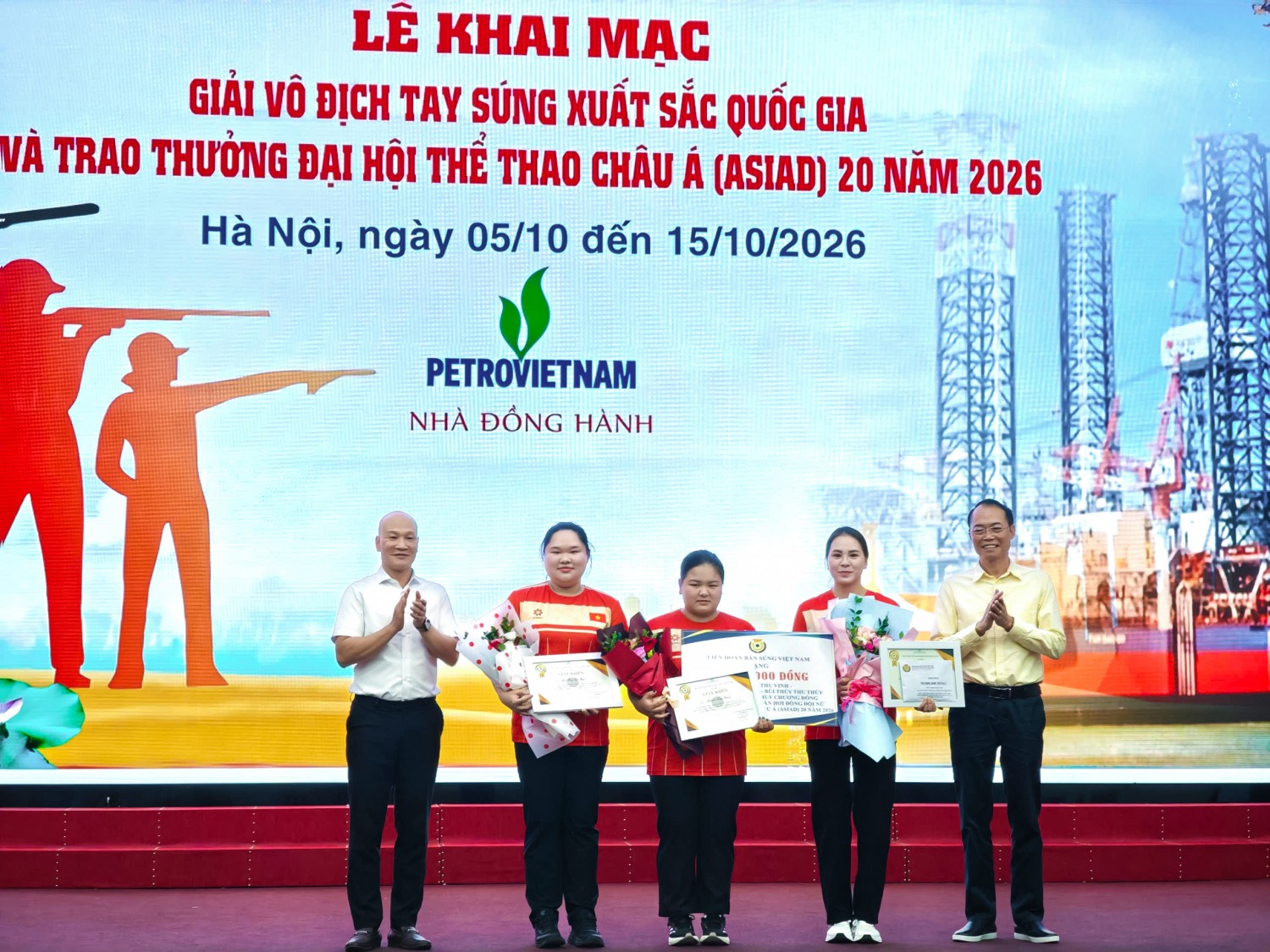 PETROVIETNAM đồng hành cùng Giải Vô địch Bắn súng quốc gia 2026