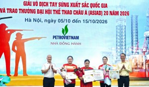 PETROVIETNAM đồng hành cùng Giải vô địch Tay súng xuất sắc quốc gia năm 2026