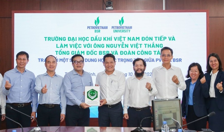 BSR và PVU thảo luận về hợp tác, thúc đẩy nghiên cứu khoa học và phát triển nguồn nhân lực