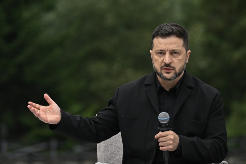 Tổng thống Ukraine Volodymyr Zelensky. 