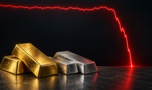 Khi biểu đồ vàng bạc rơi thẳng đứng
