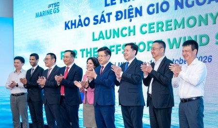PTSC Marine G&S phối hợp cùng Pacifico Energy khởi động khảo sát hai dự án điện gió ngoài khơi tổng công suất 1,8 GW