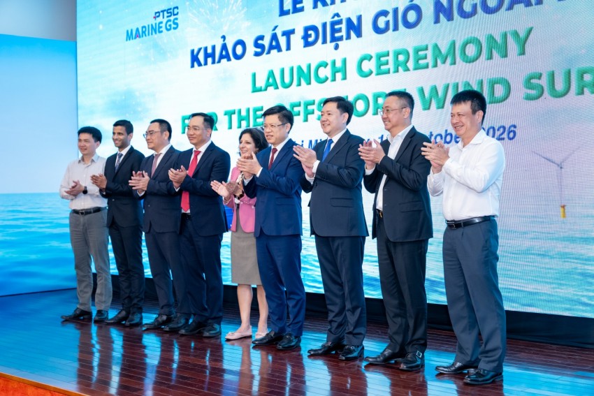 PTSC Marine G&S phối hợp cùng Pacifico Energy khởi động khảo sát hai dự án điện gió ngoài khơi tổng công suất 1,8 GW PTSC Marine G&S phối hợp cùng Pacifico Energy khởi động khảo sát hai dự án điện gió ngoài khơi tổng công suất 1,8 GW
