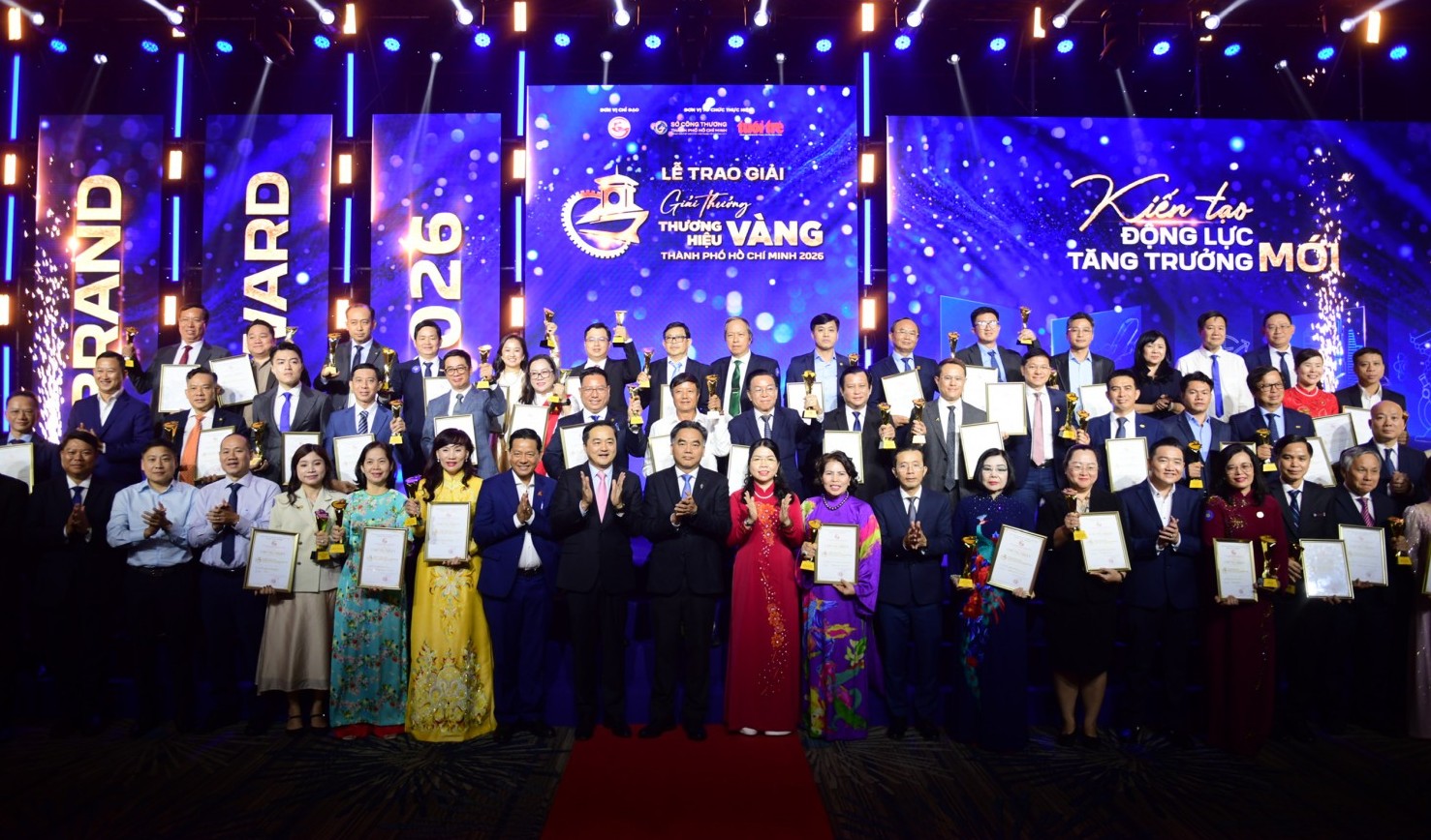 PTSC được vinh danh Thương hiệu Vàng TP HCM năm 2026