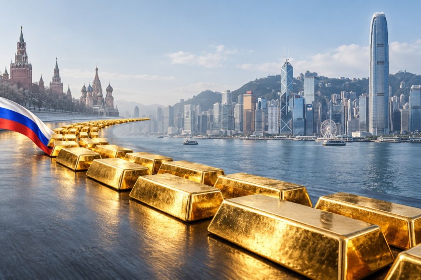 Vàng Nga đổi hướng, Hồng Kông đón cơ hội