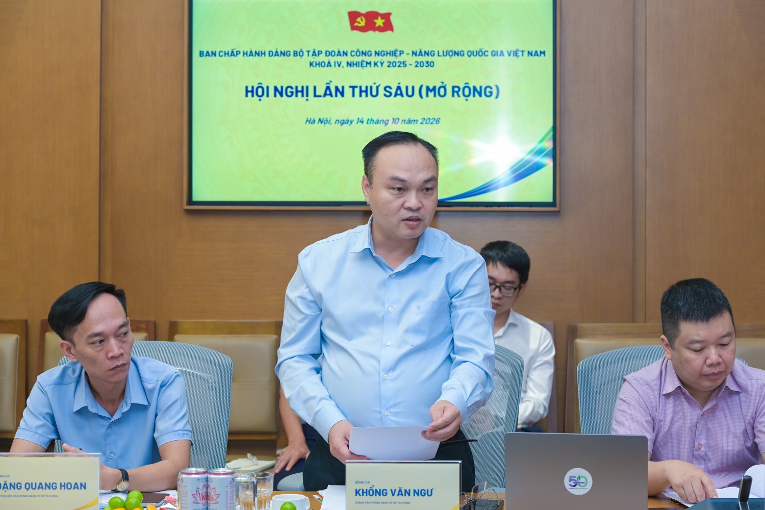đồng chí Khổng Văn Ngữ, Ủy viên Ban Thường vụ, Chánh Văn phòng Đảng ủy Bộ Tài đồng chí Khổng Văn Ngữ, Ủy viên Ban Thường vụ, Chánh Văn phòng Đảng ủy Bộ Tài