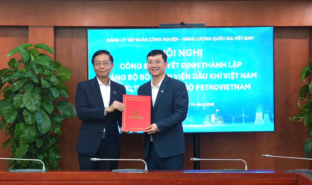 Thành lập Đảng bộ bộ phận Viện Dầu khí Việt Nam