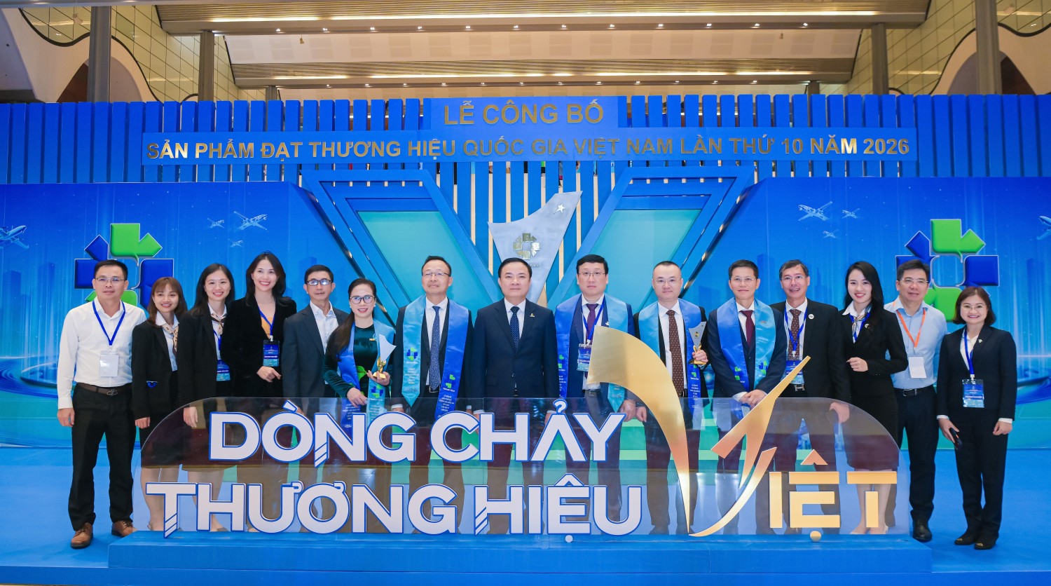 6 đơn vị thành viên PETROVIETNAM được vinh danh tại Lễ công bố sản phẩm đạt Thương hiệu quốc gia Việt Nam năm 2026