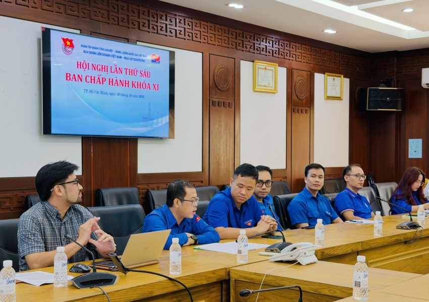 Đổi mới, sáng tạo và trách nhiệm: Tuổi trẻ Vietsovpetro quyết tâm hoàn thành xuất sắc nhiệm vụ năm 2026 Đổi mới, sáng tạo và trách nhiệm: Tuổi trẻ Vietsovpetro quyết tâm hoàn thành xuất sắc nhiệm vụ năm 2026