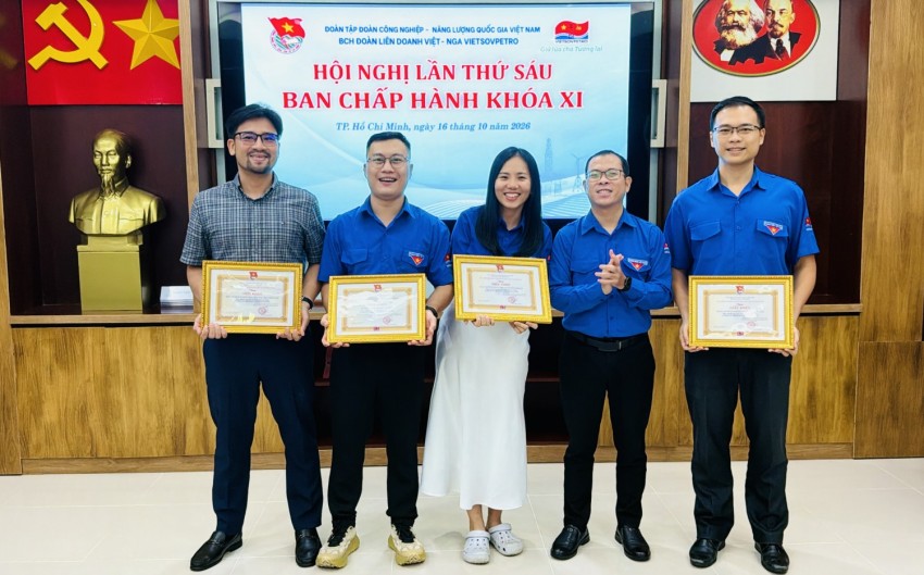 Đổi mới, sáng tạo và trách nhiệm: Tuổi trẻ Vietsovpetro quyết tâm hoàn thành xuất sắc nhiệm vụ năm 2026 Đổi mới, sáng tạo và trách nhiệm: Tuổi trẻ Vietsovpetro quyết tâm hoàn thành xuất sắc nhiệm vụ năm 2026
