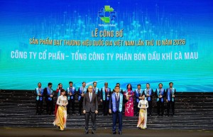 Phân bón Cà Mau: 15 năm một hành trình - tự hào 7 lần liên tiếp đạt Thương hiệu quốc gia Việt Nam