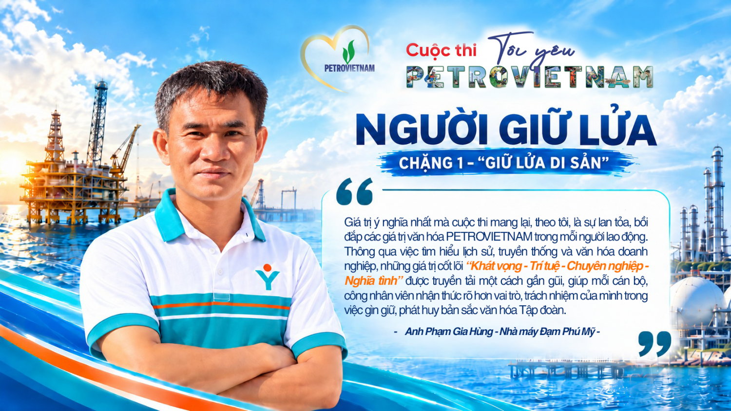 “Tôi yêu PETROVIETNAM”: Điều đọng lại sau những câu hỏi